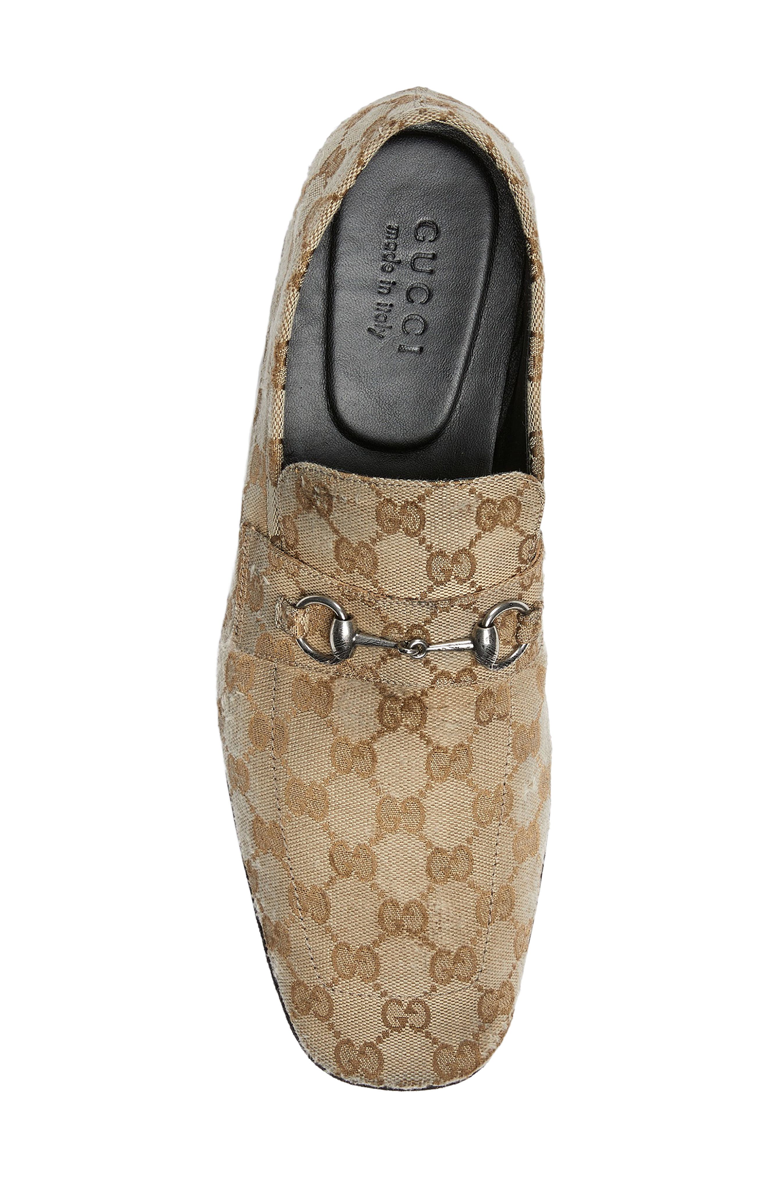 Gucci Edgar Horsebit GG Canvas Convertible Loafer, Alternate, color, Rope