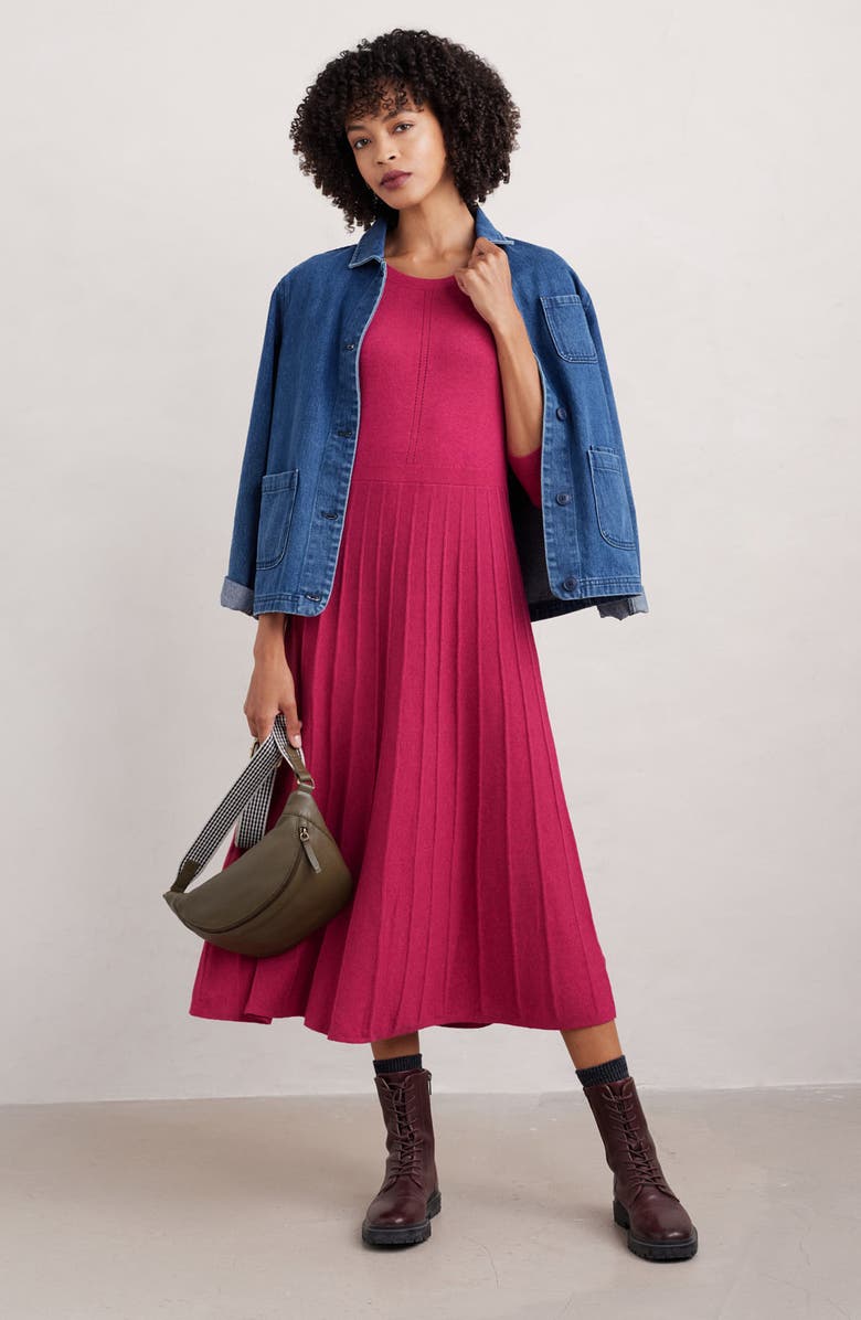 Seasalt Cornwall Folk Song Sweater Dress, Alternate, color, 