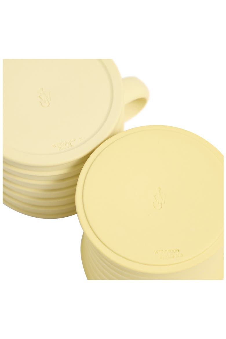 x JW Anderson Set of Two Stoneware Mugs, Alternate, color, YELLOW