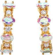 Girls Crew Iridescent Galaxy Huggie Hoope Earrings