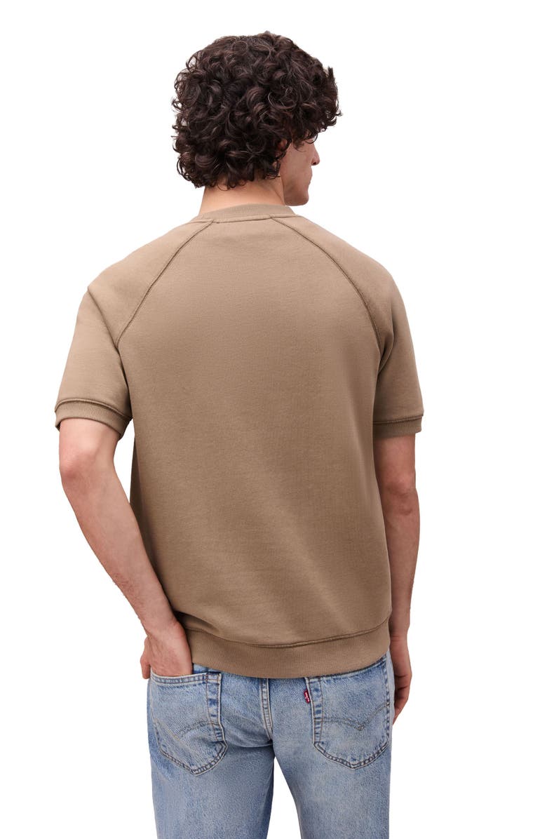Richer Poorer The Recycled Fleece Raglan Sweatshirt, Alternate, color, Mineral Warm Grey