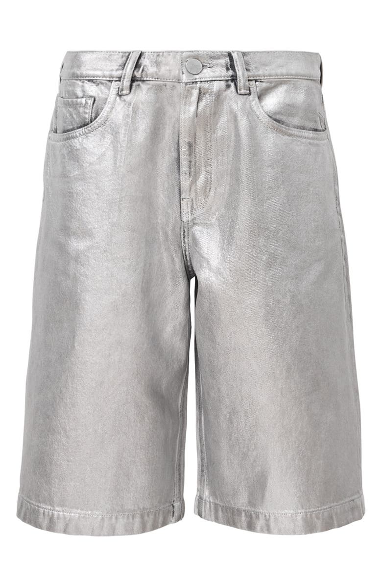 AllSaints Louie Long Denim Shorts, Alternate, color,