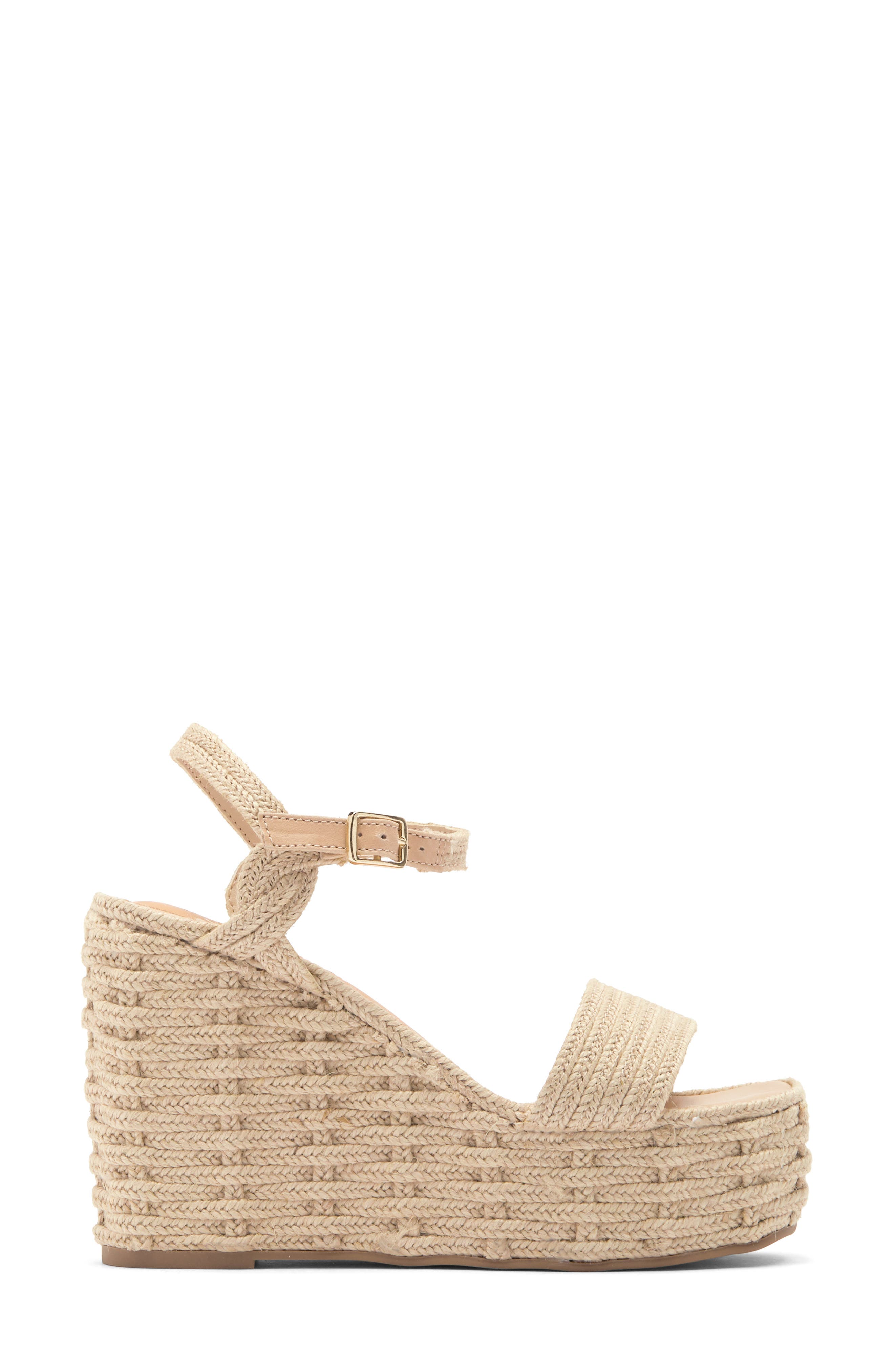 Steve Madden Pinky Espadrille Platform Wedge Sandal, Alternate, color, Natural