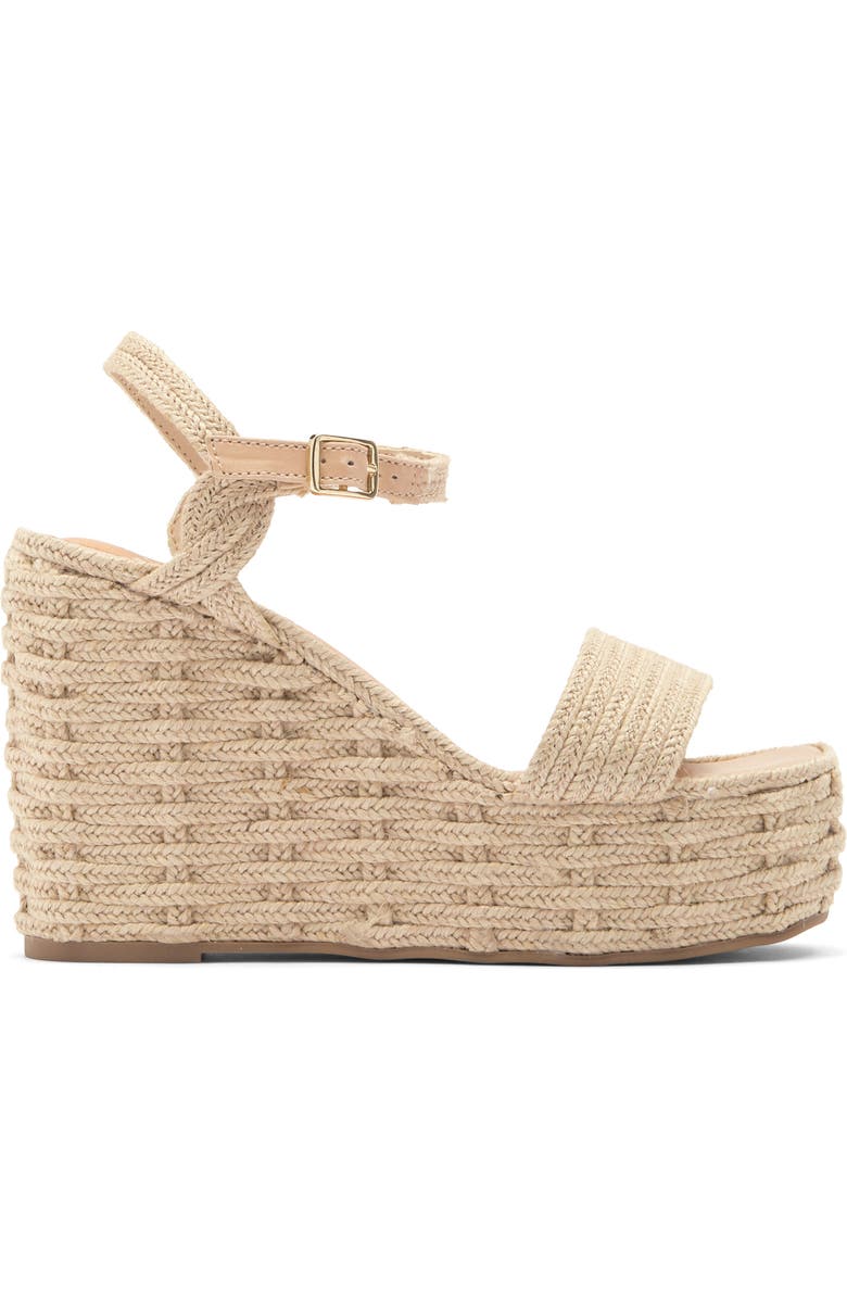 Steve Madden Pinky Espadrille Platform Wedge Sandal, Alternate, color, Natural