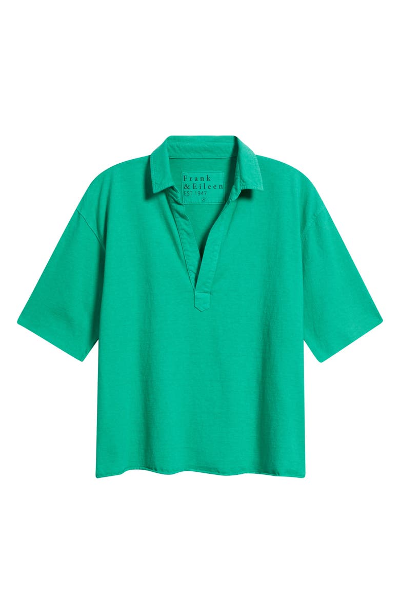 Frank & Eileen Patty Short Sleeve Popover, Alternate, color, Birdie Green