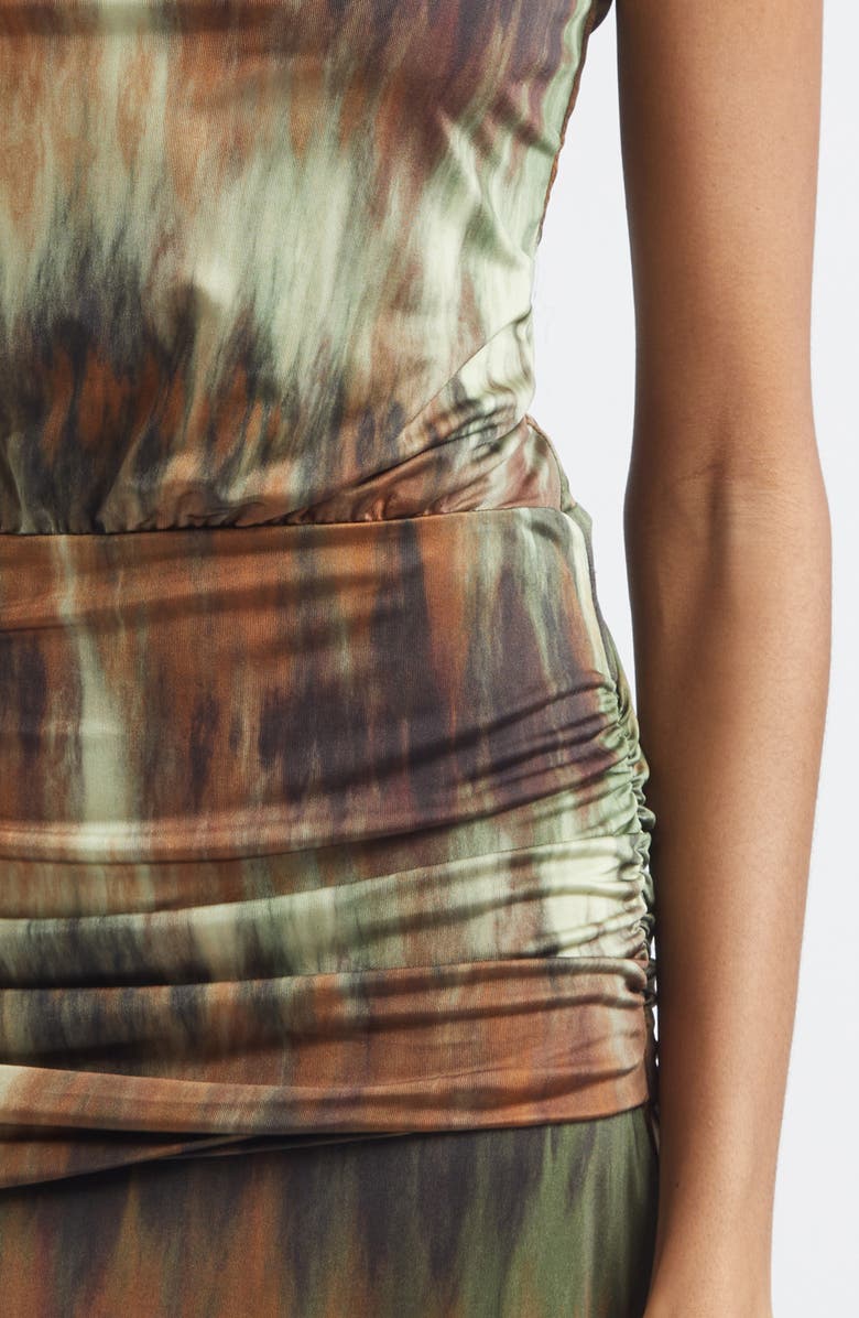 Johanna Ortiz Plant of Joy Jersey Maxi Dress, Alternate, color, Pine Green / Chocolate