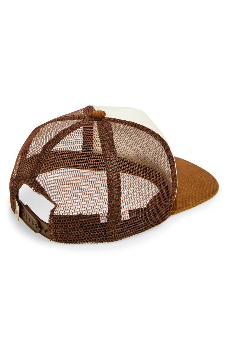 Tiny Whales Kids' Cowboy Embroidery Baseball Hat, Alternate, color, Natural/ Brown