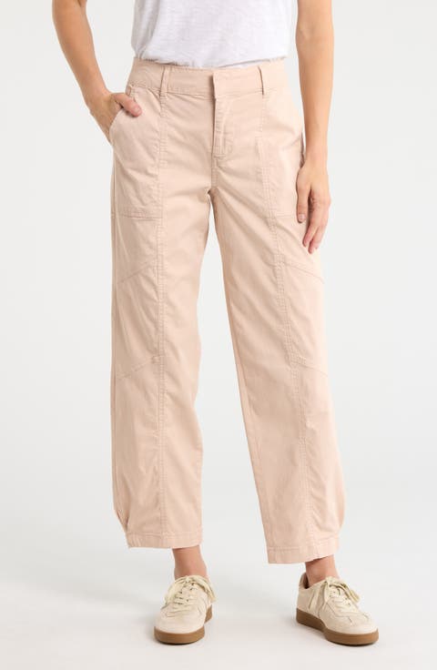 Sahara Tapered Stretch Cotton Utility Pants