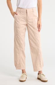 Sanctuary Sahara Tapered Stretch Cotton Utility Pants