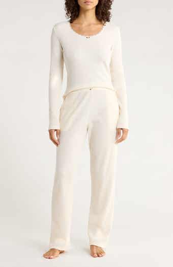 Papinelle Claire Waffle Knit Pajamas