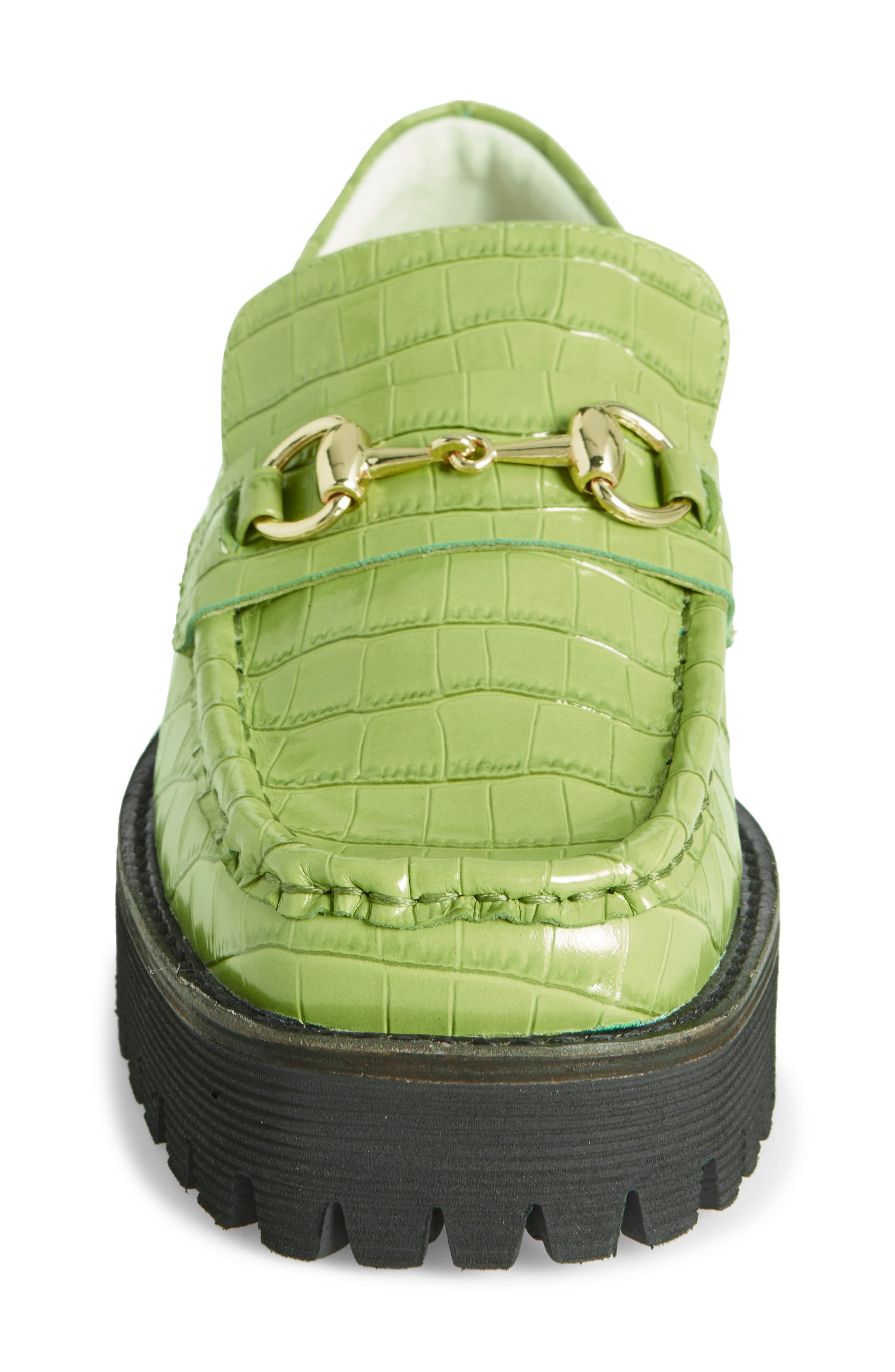 HK2 Loafer, Alternate, color, APPLE GREEN LEATHER