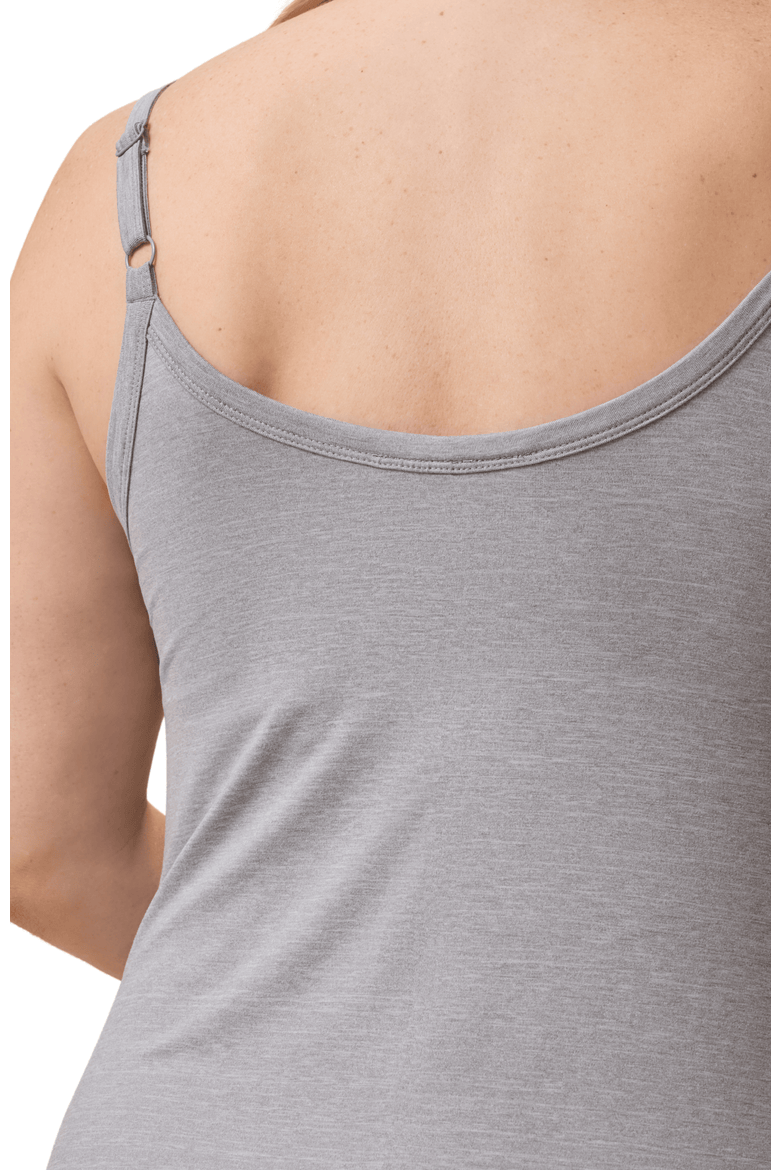 The Sunday Maternity & Nursing Maxi Dress, Alternate, color, Grey Heather