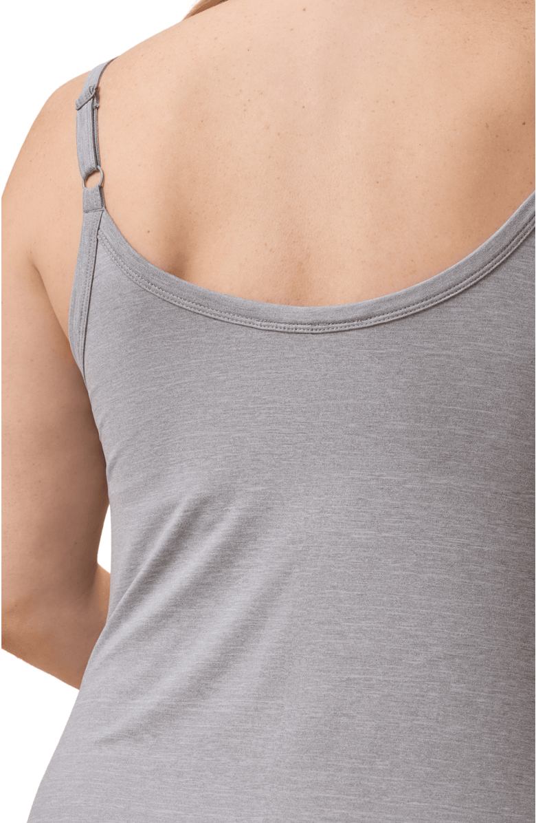 Kindred Bravely The Sunday Maternity & Nursing Maxi Dress, Alternate, color, Grey Heather