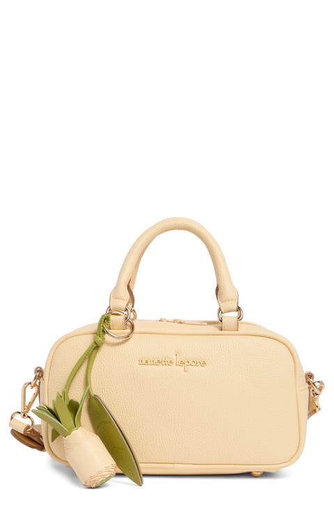 Pineapple Charm Crossbody Satchel