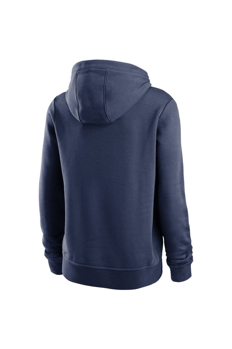 Women's Nike Navy Detroit Tigers Team Outline Club Pullover Hoodie, Alternate, color, Navy