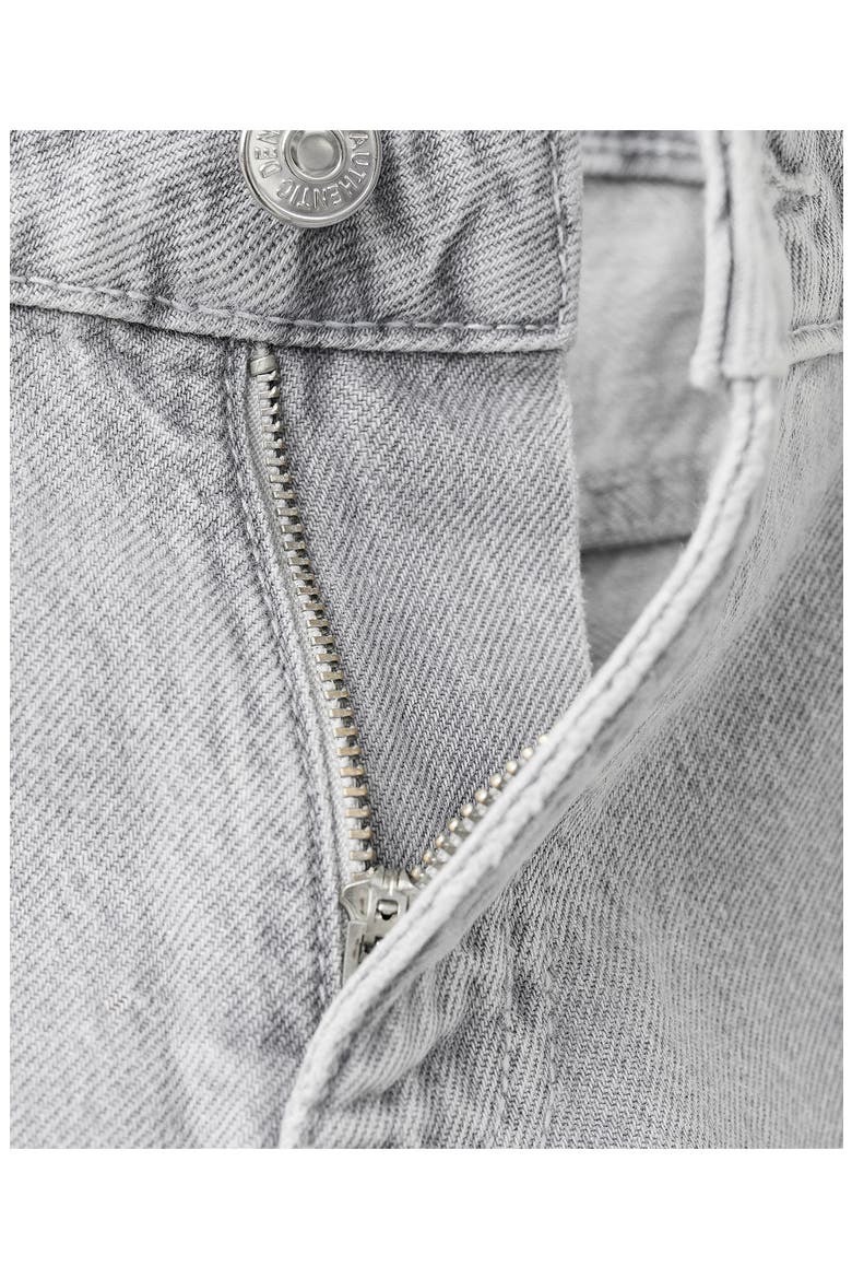 Floral Embroidered Straight Leg Jeans, Alternate, color, DENIM GREY
