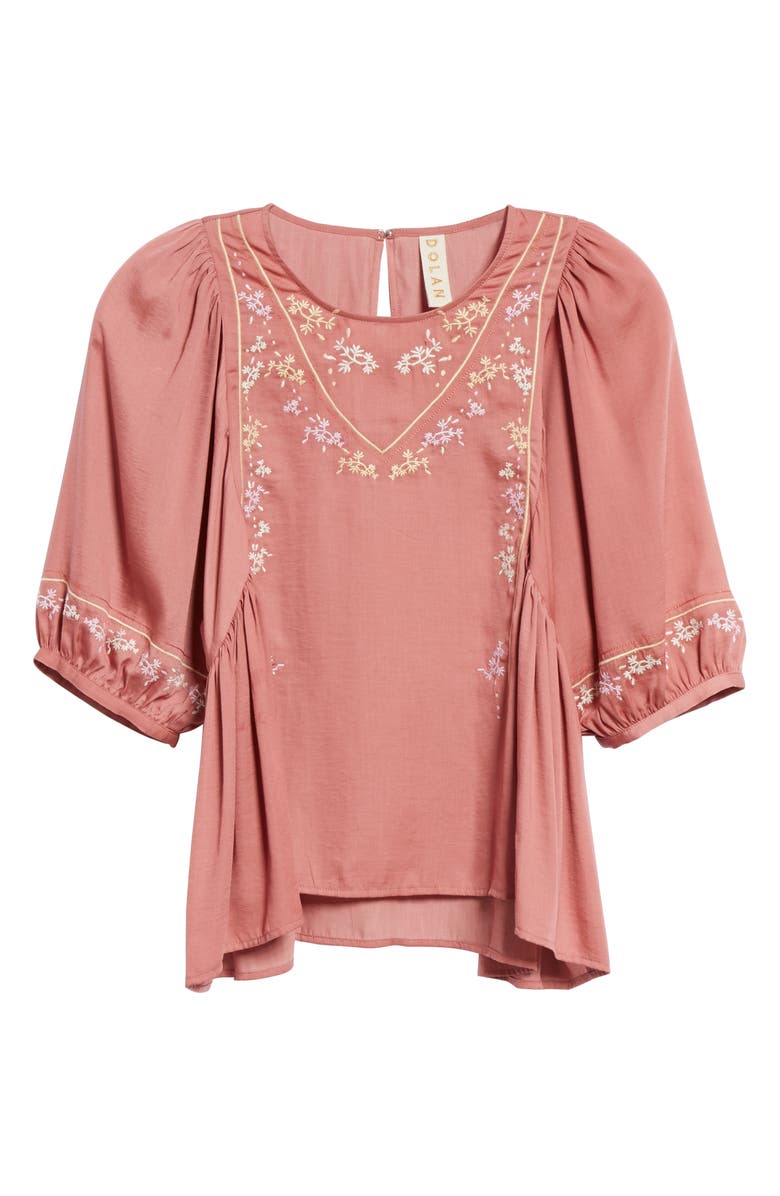 Dolan Rose Embroidered Top, Alternate, color,