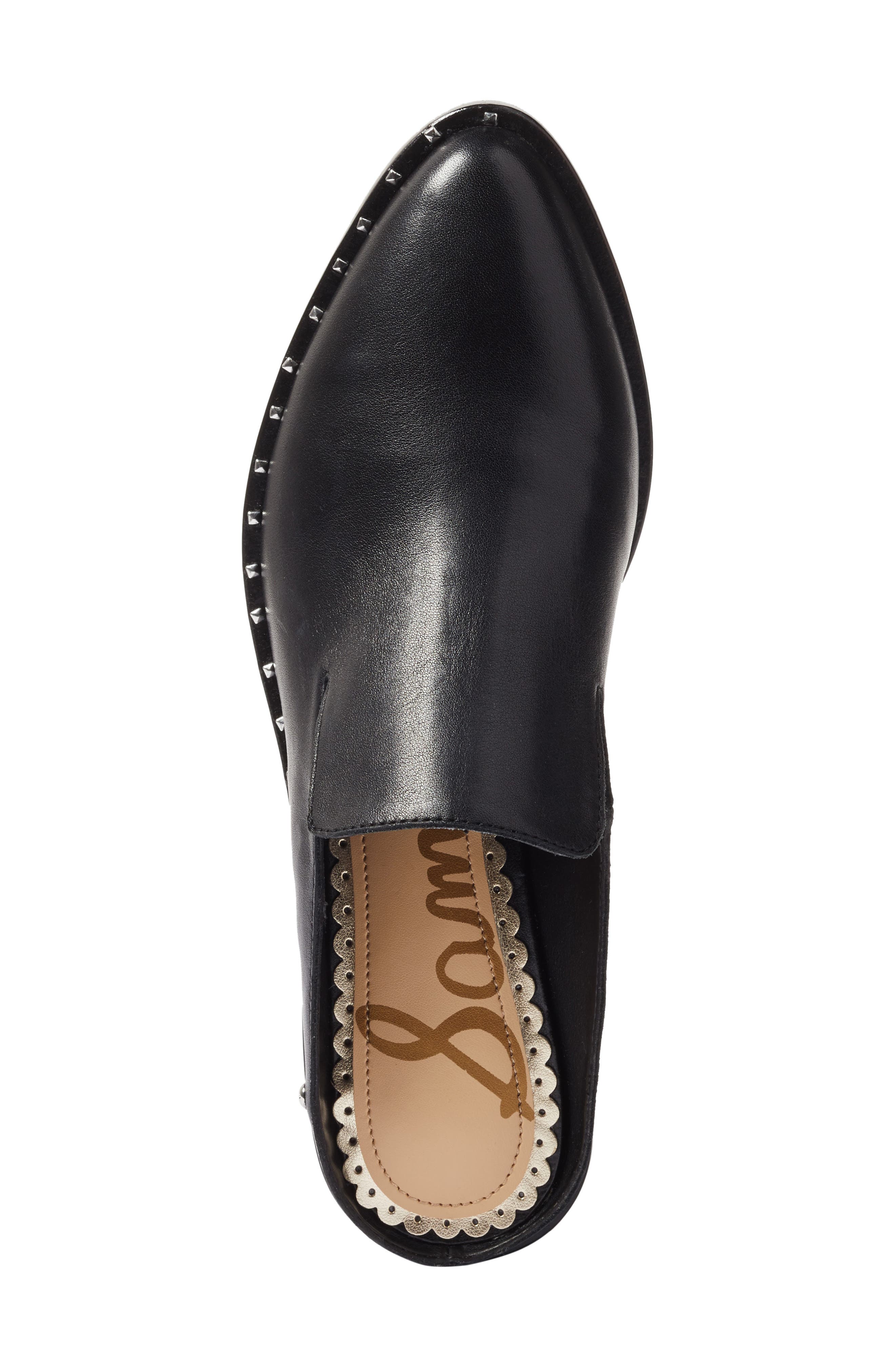 Lewellyn Mule, Alternate, color, BLACK LEATHER