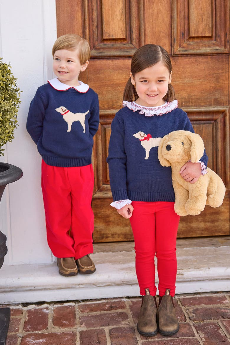 Kids Intarsia Sweater, Alternate, color, Bow Labs