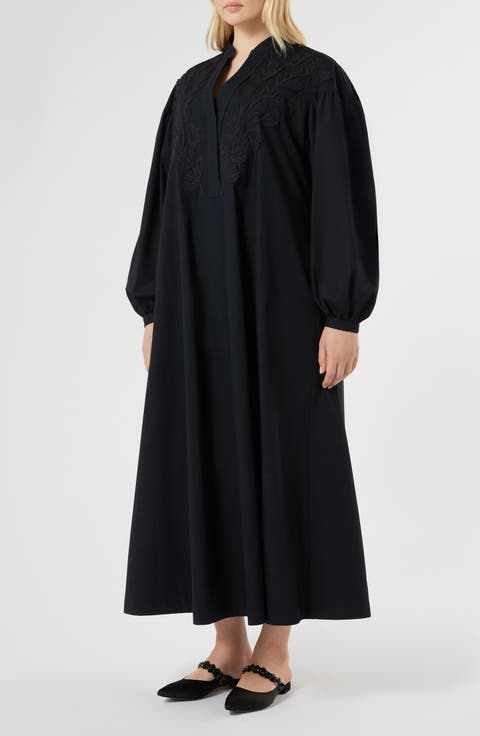 Materia Long Sleeve Maxi Dress (Plus)