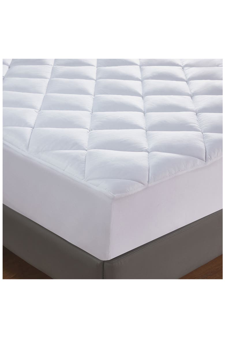 Claritin Allergen Barrier Mattress Pad, Alternate, color, WHITE