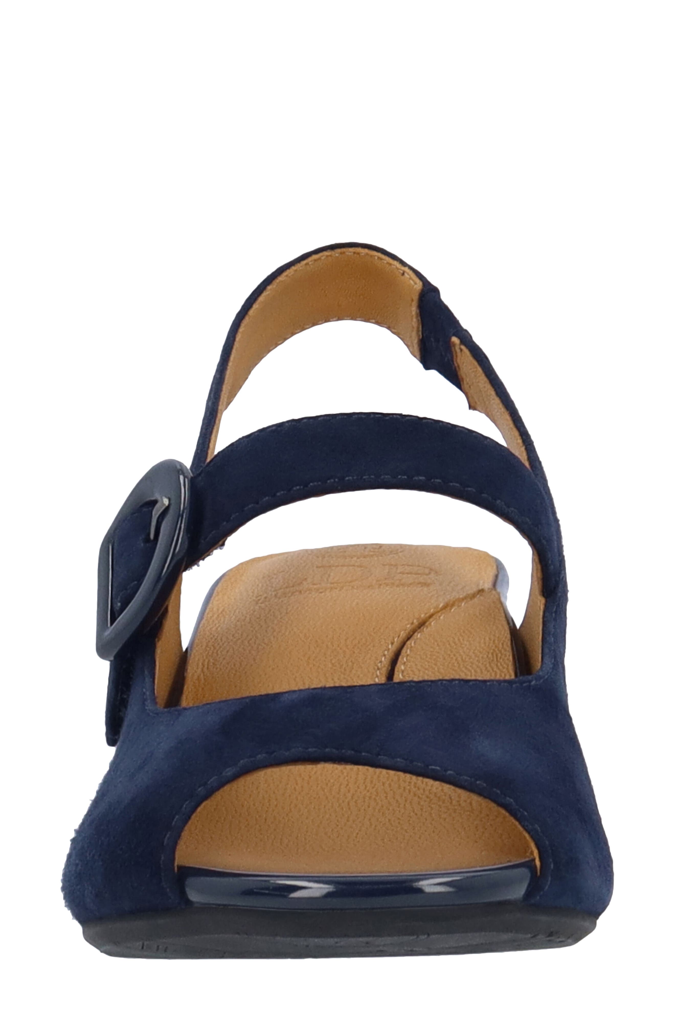 L
Amour des Pieds Merryn Slingback Sandal, Alternate, color, Dark Navy