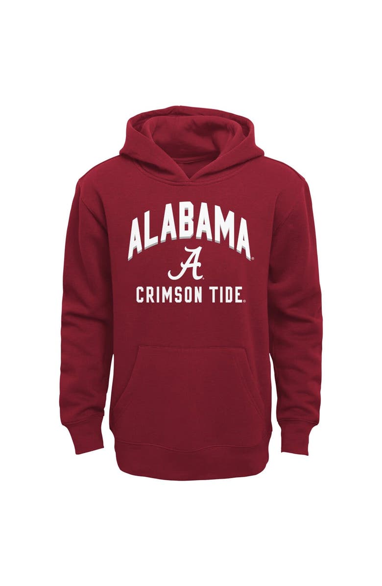 Outerstuff Toddler Crimson/Gray Alabama Crimson Tide Play-By-Play Pullover Fleece Hoodie & Pants Set, Alternate, color, 