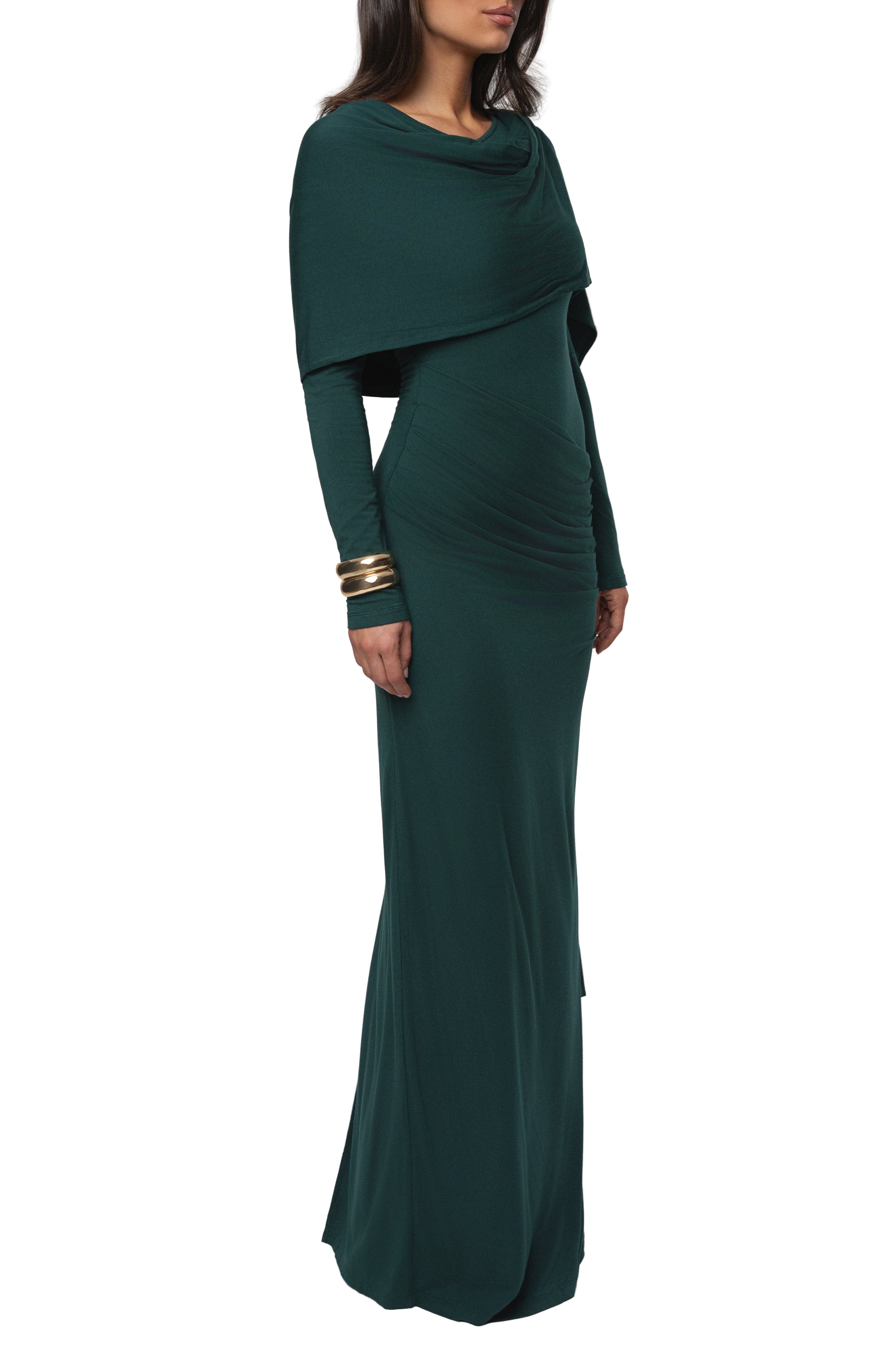 Glitz Asymmetric Maxi Dress - image 4