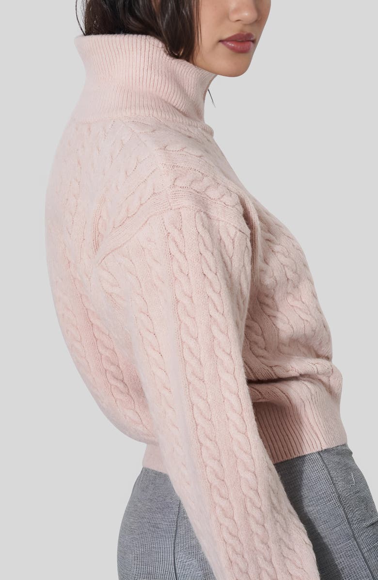 Find Me Now Front Zip Cable Stitch Cardigan, Alternate, color,