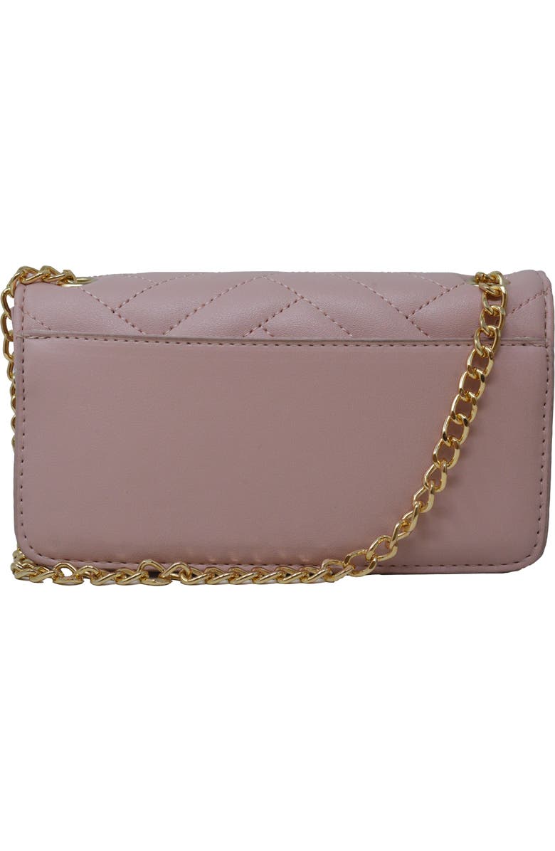 bebe Mini Sophia Crossbody Bag, Alternate, color, Dark Blush