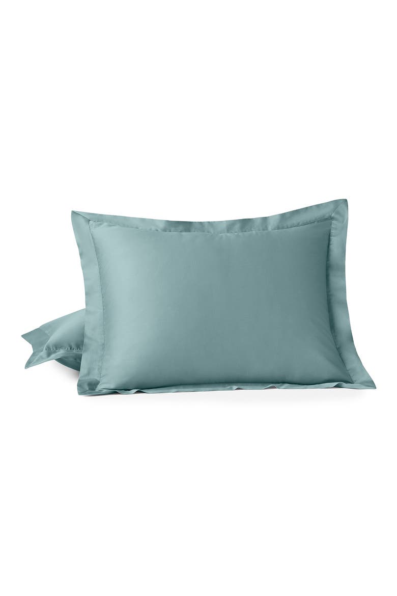 Cloud Soft Organic Cotton Sateen Sham, Main, color, PACIFIC BLUE