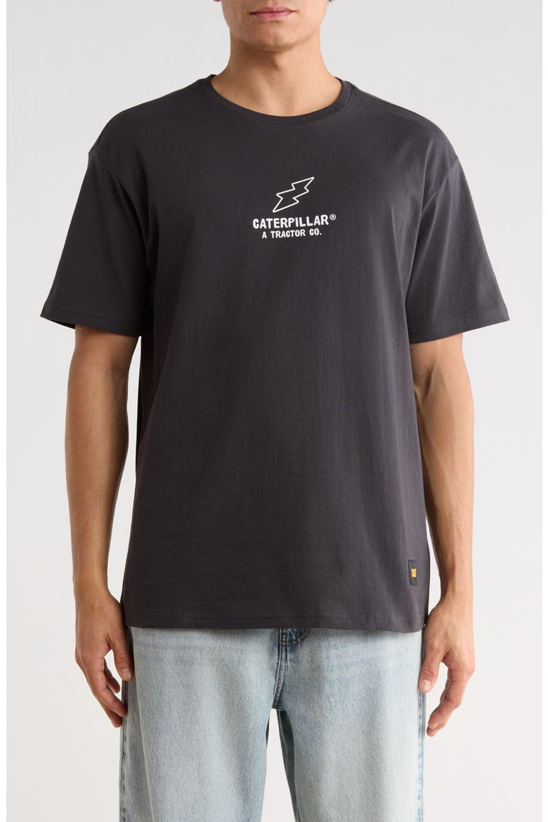 Relaxed Bolt T-Shirt, Main, color, WASHED BLACK