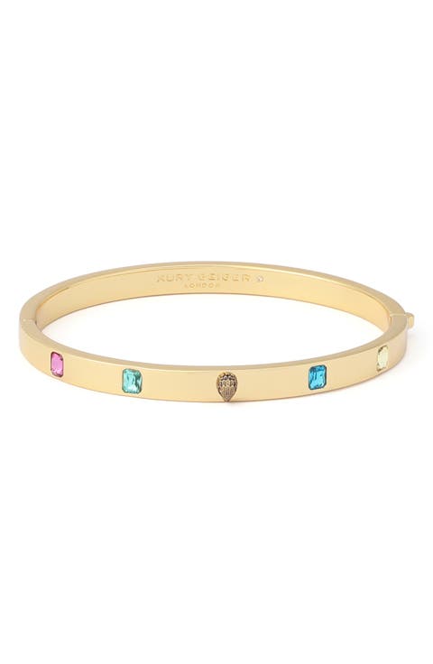 Eagle Stone Hinged Bangle