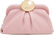 AIMEE Mini Full Circle Leather Frame Crossbody Clutch