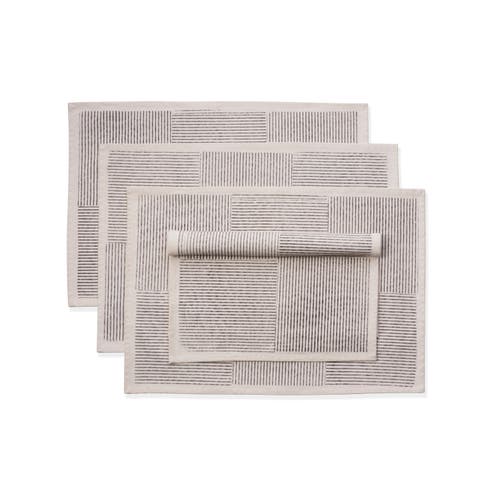 Sustainable Threads Villa Placemats In Gray