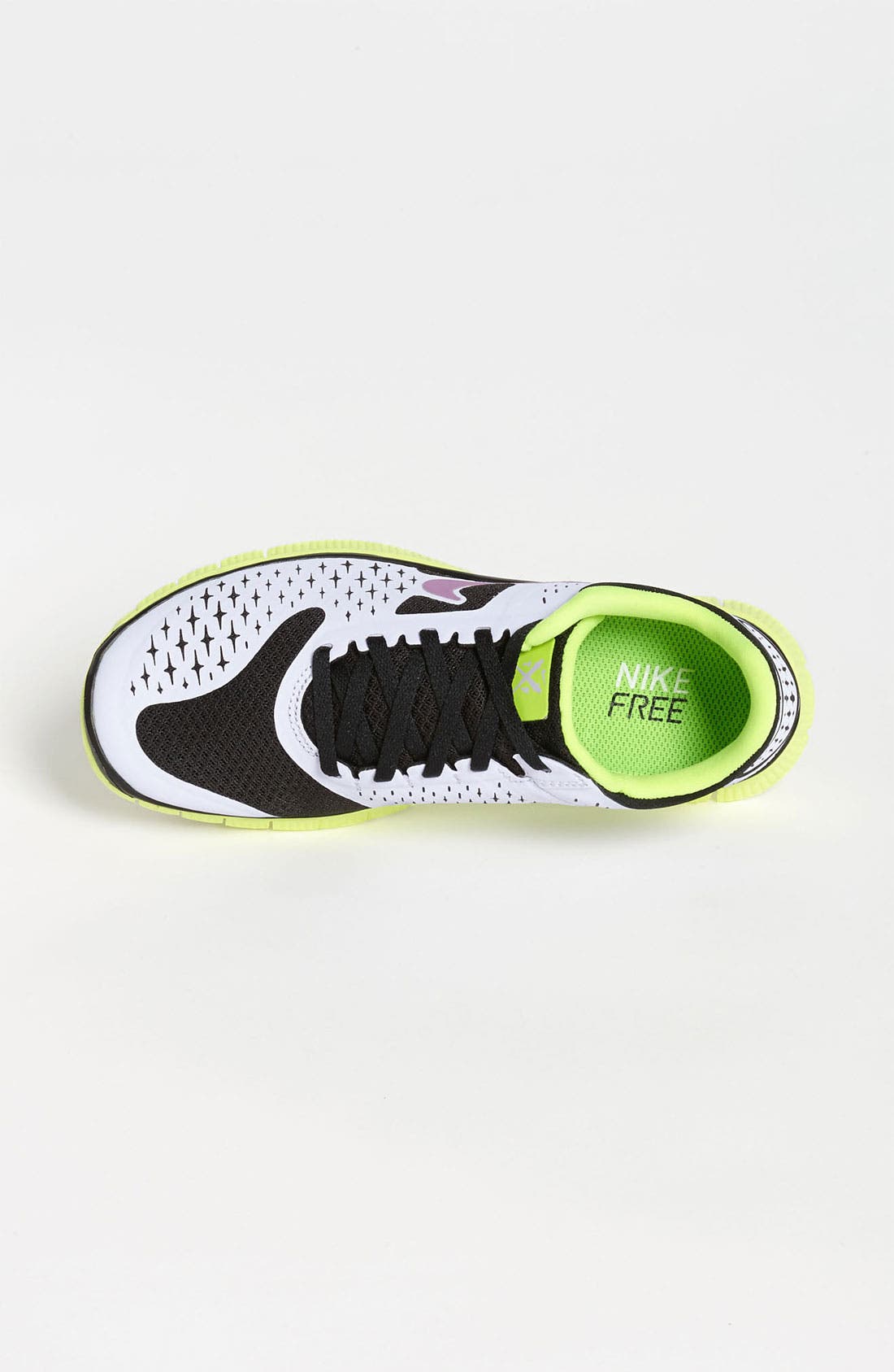 'Free 4.0 V2' Running Shoe, Alternate, color, BLACK/ LASER PURPLE./ YELLOW