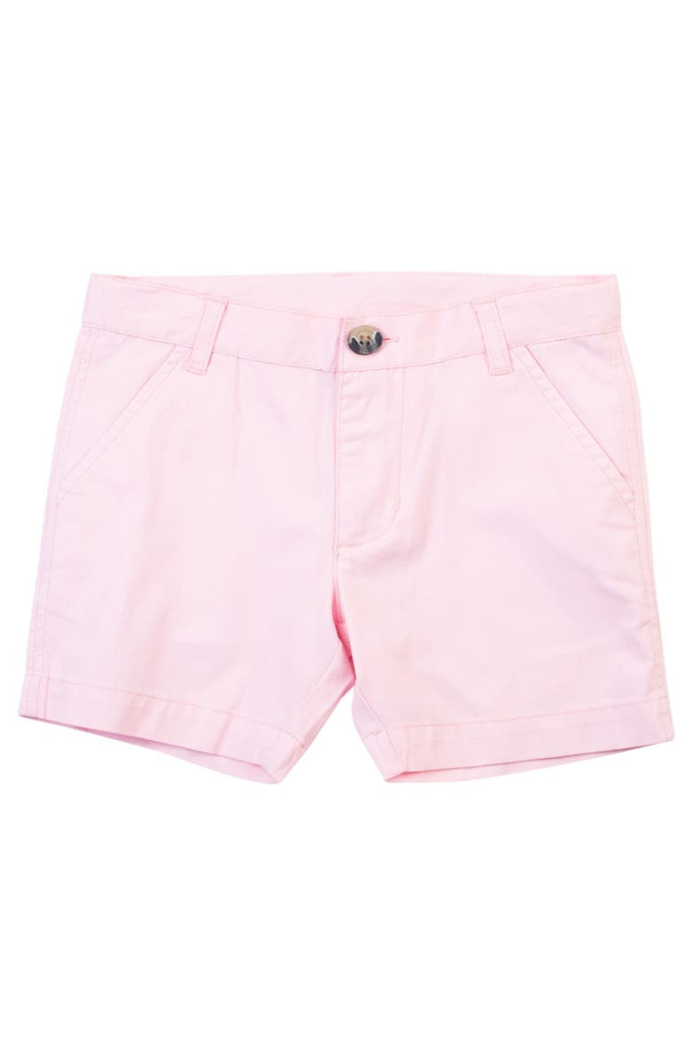 RuggedButts Boys Stretch Chino Shorts, Main, color, Pink