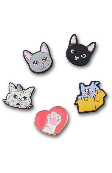 Cats 5-Pack Jibbitz Shoe Charms