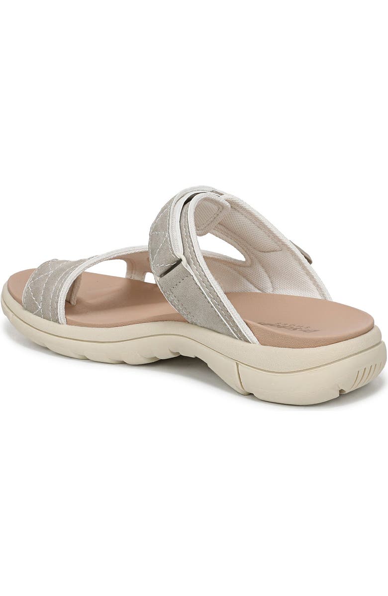 Dr. Scholl's Island Breeze Slide Sandal, Alternate, color, Oyster Grey Faux Leather