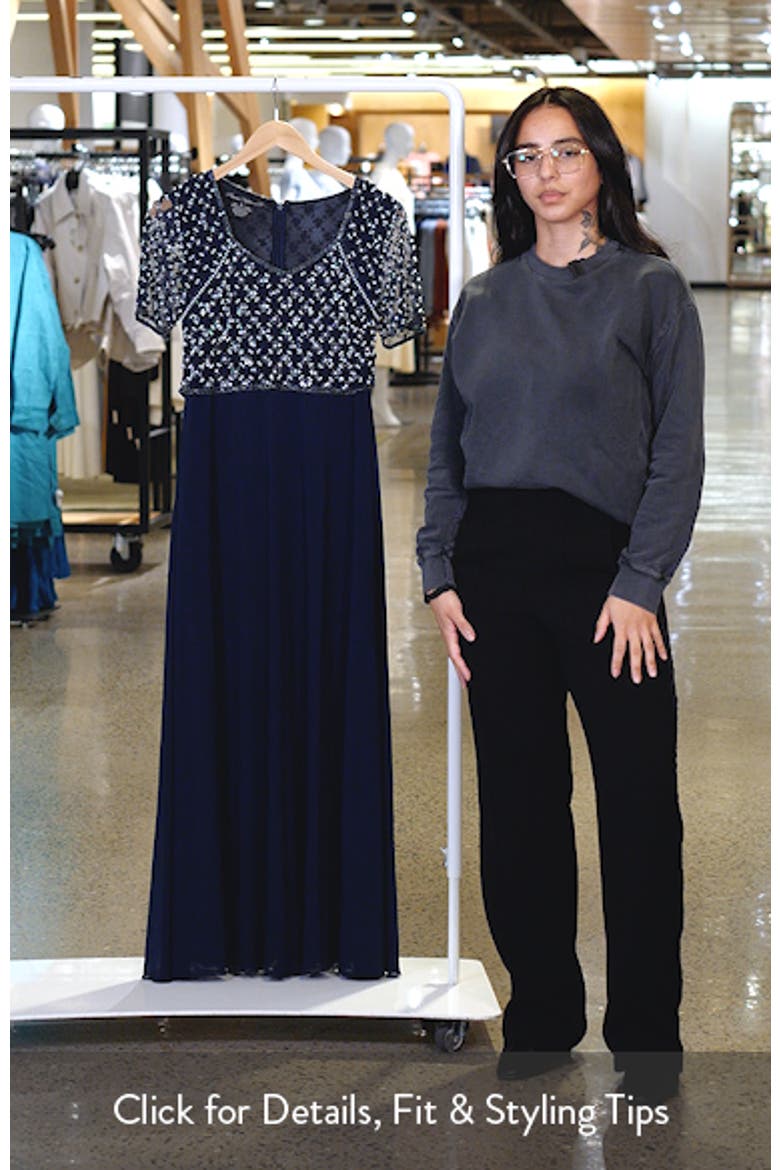 Faux Pearl Bodice Gown video