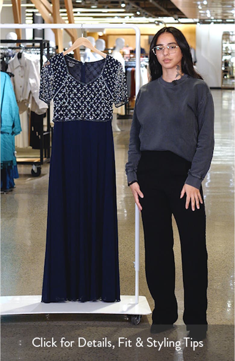 Faux Pearl Bodice Gown, sales video thumbnail