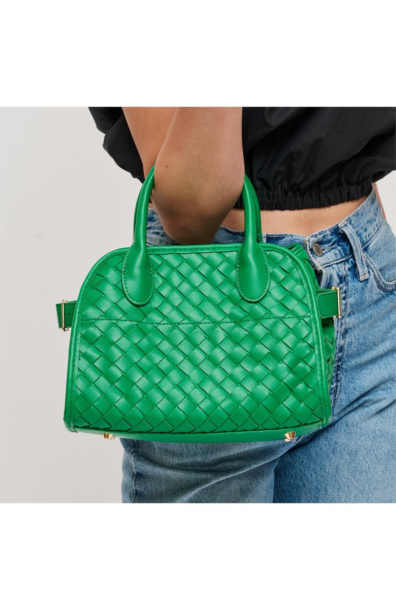 Kristie Crossbody, Alternate, color, Kelly Green