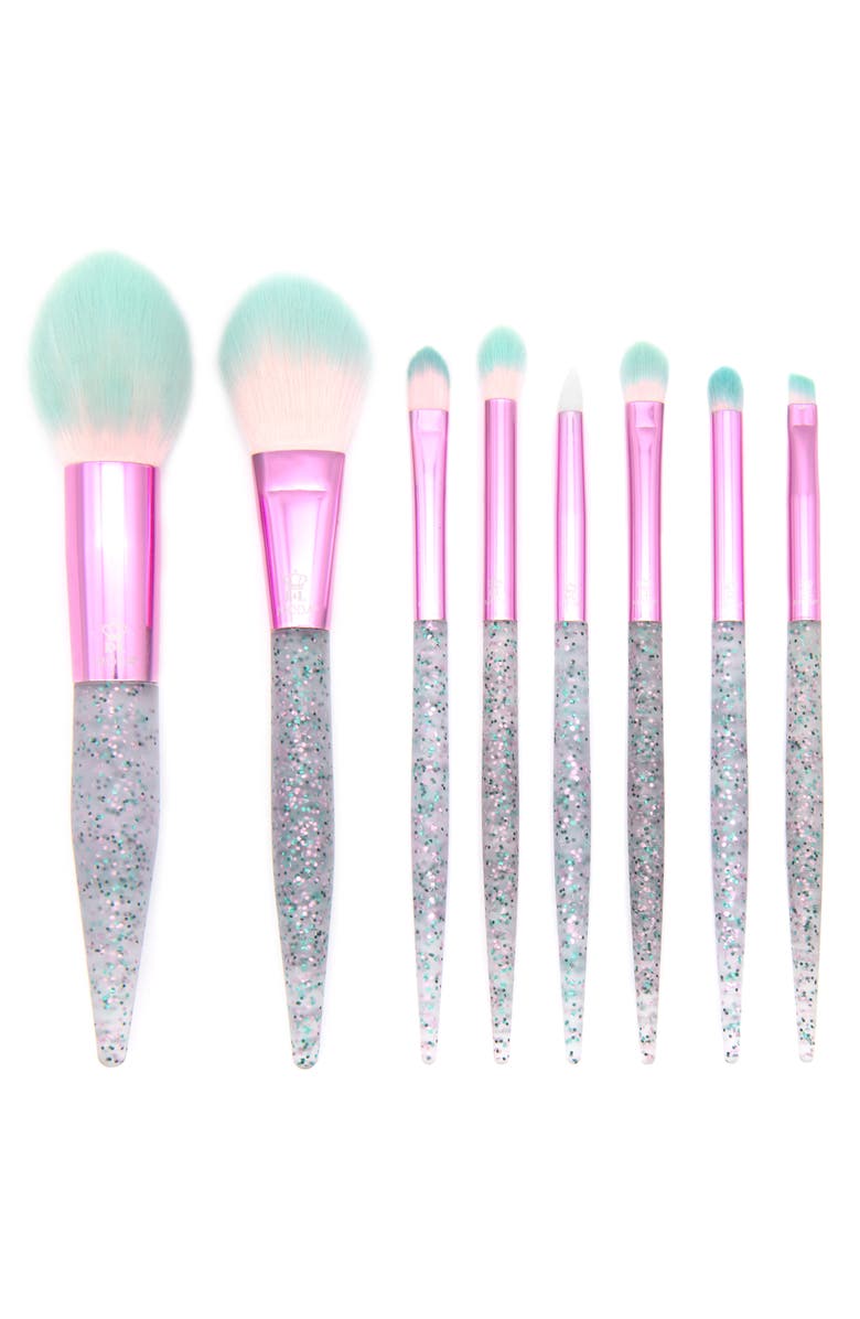 MODA Assorted 8-Piece Pink Glitter Bomb Brush Set, Main, color, Pink