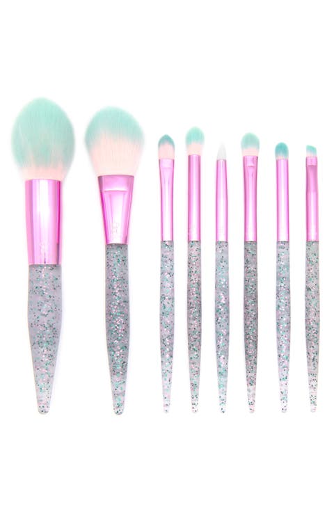 Assorted 8-Piece Pink Glitter Bomb Brush Set