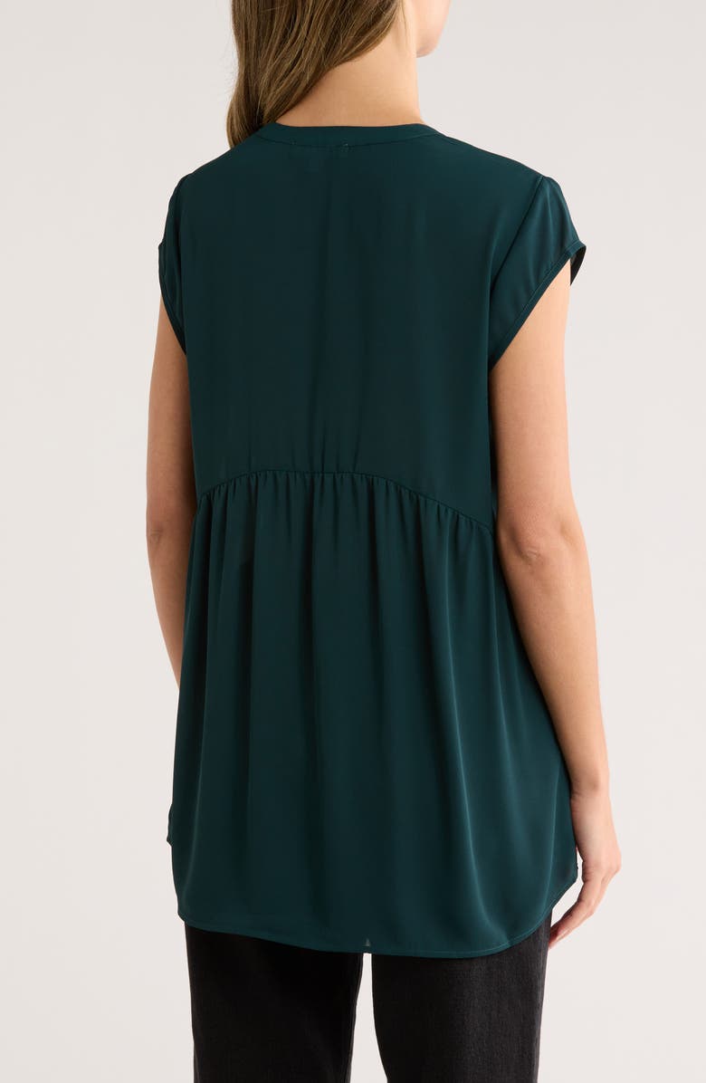 DR2 by Daniel Rainn Flounce Back Split Neck Top, Alternate, color,