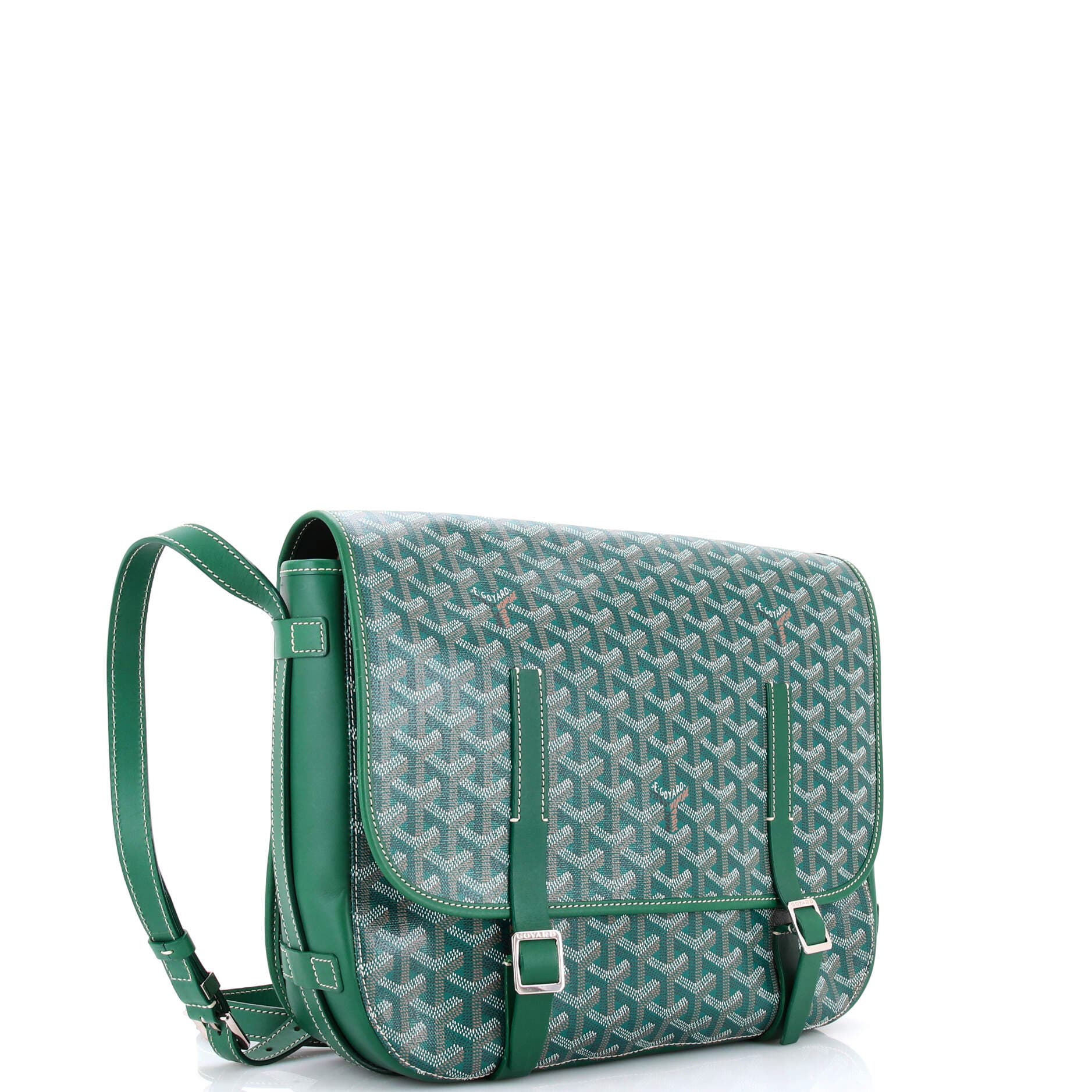Belvedere Messenger Bag Coated Canvas GM, Alternate, color, Green