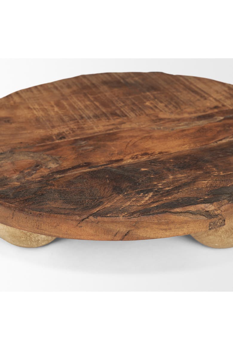 Kerra Solid Reclaimed Wood Tray, Alternate, color, Brown