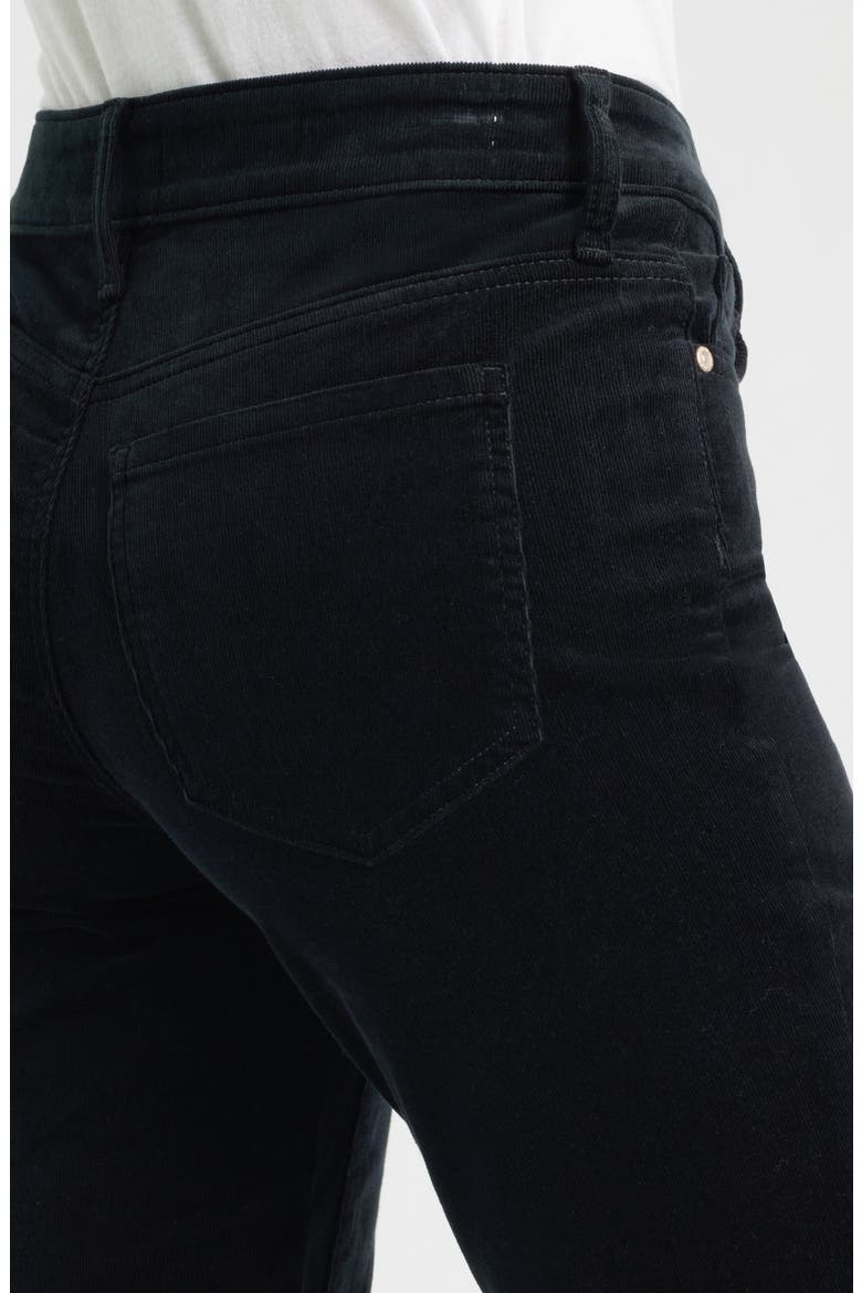 Brooklyn Bootcut Corduroy Pants, Alternate, color, BLACK