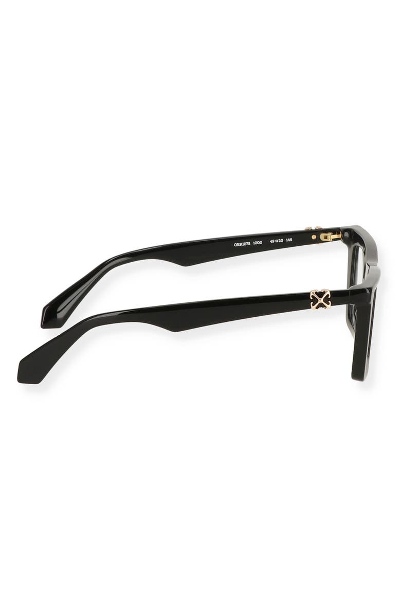 Off-White 49mm Square Optical Frames, Alternate, color, 