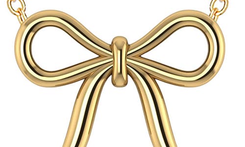Gabi Rielle Bow Pendant Necklace